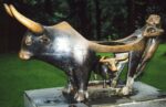 Zlatý chrám v Kunmingu - bronzové sochy