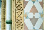Dajr al-Kamar - palác Beit Eddine - detail