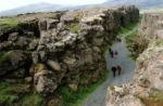 Pingvellir - cesta puklinou
