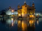 Amritsar - chrám v noci